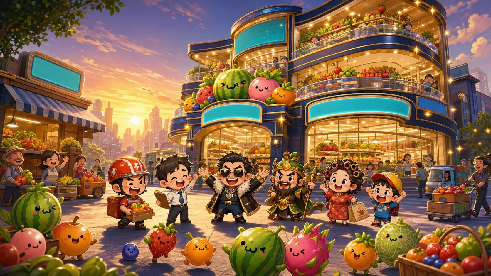 A corner stall growing into a fruit emporium